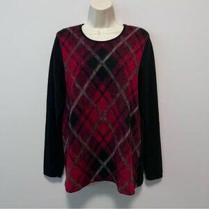 J. Jill Long Sleeve Cotton/Wool Blend Sweater Size M